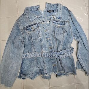Thrill Denim Jacket for Women - Light Blue